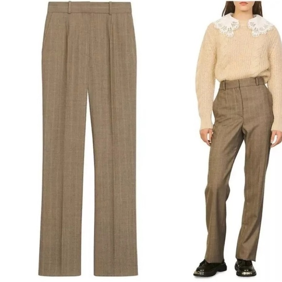 Sandro Brown Trousers - Picture 1 of 7